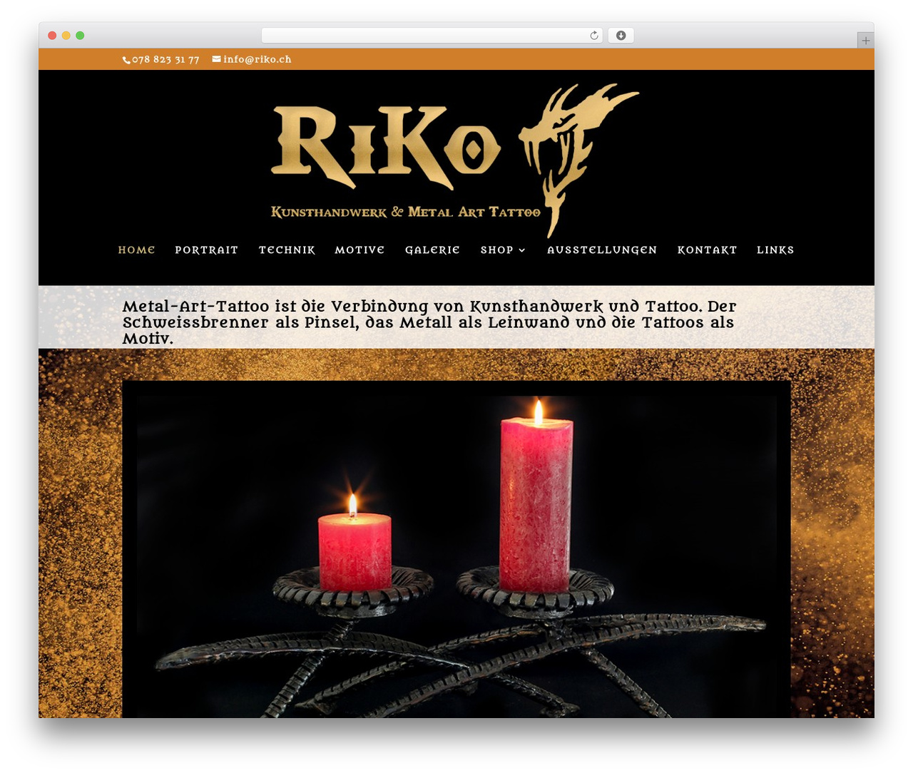 WordPress theme Divi Child - riko.ch