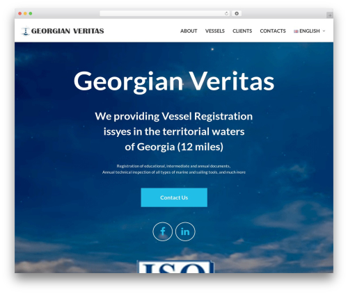 WordPress theme Globy - georgianveritas.com