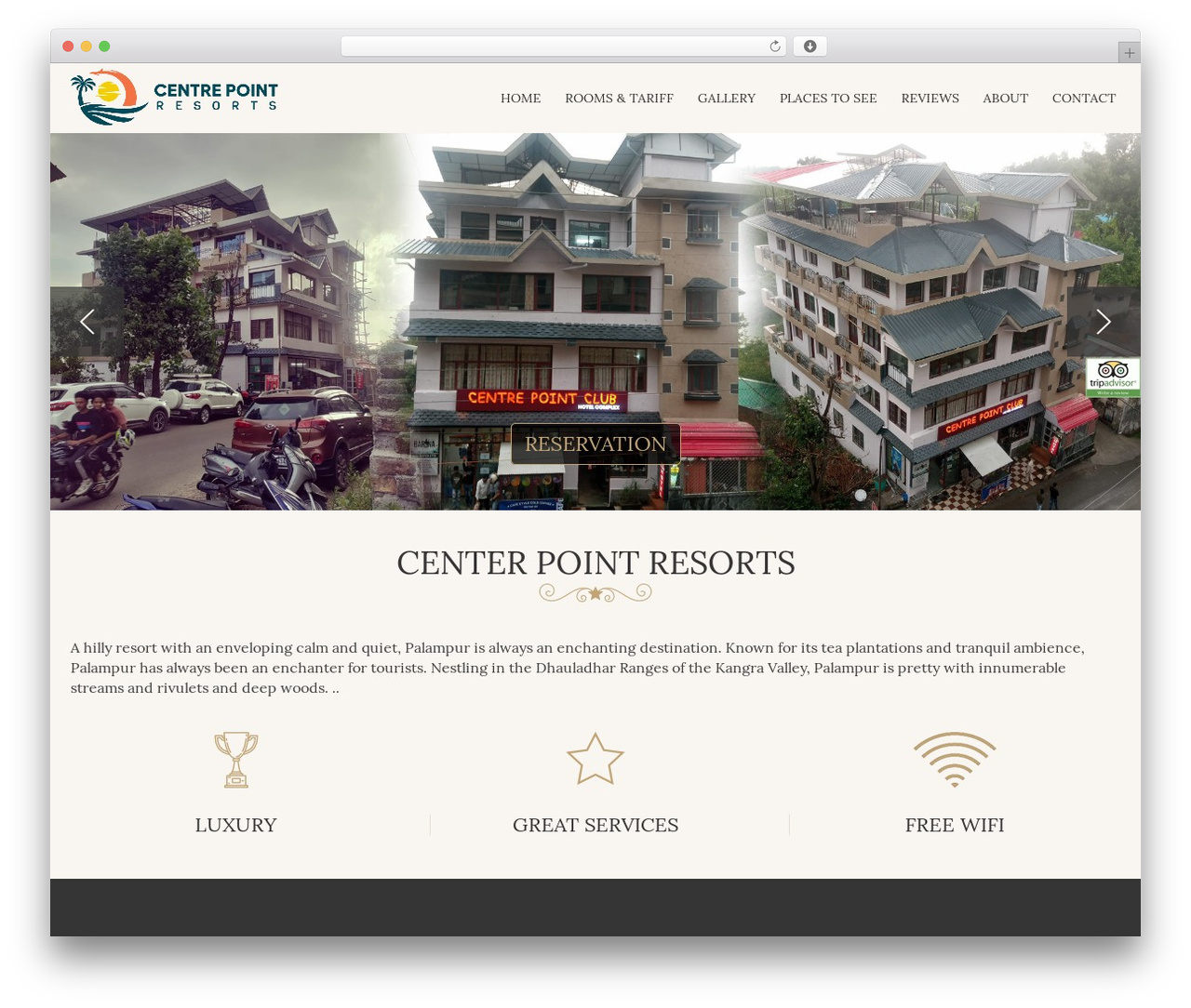 WordPress theme HTML5 Blank - centrepointresorts.com