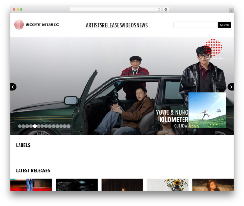 45PRESS Theme WordPress theme - www.sonymusic.id
