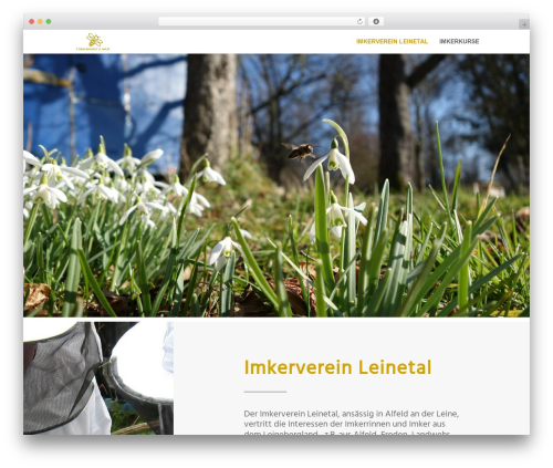 Divi theme WordPress - imkerverein-leinetal.de