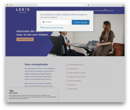 Lexys WordPress theme - lexysadvocaten.nl