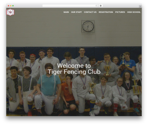 test WordPress theme - tigerfencingclub.com