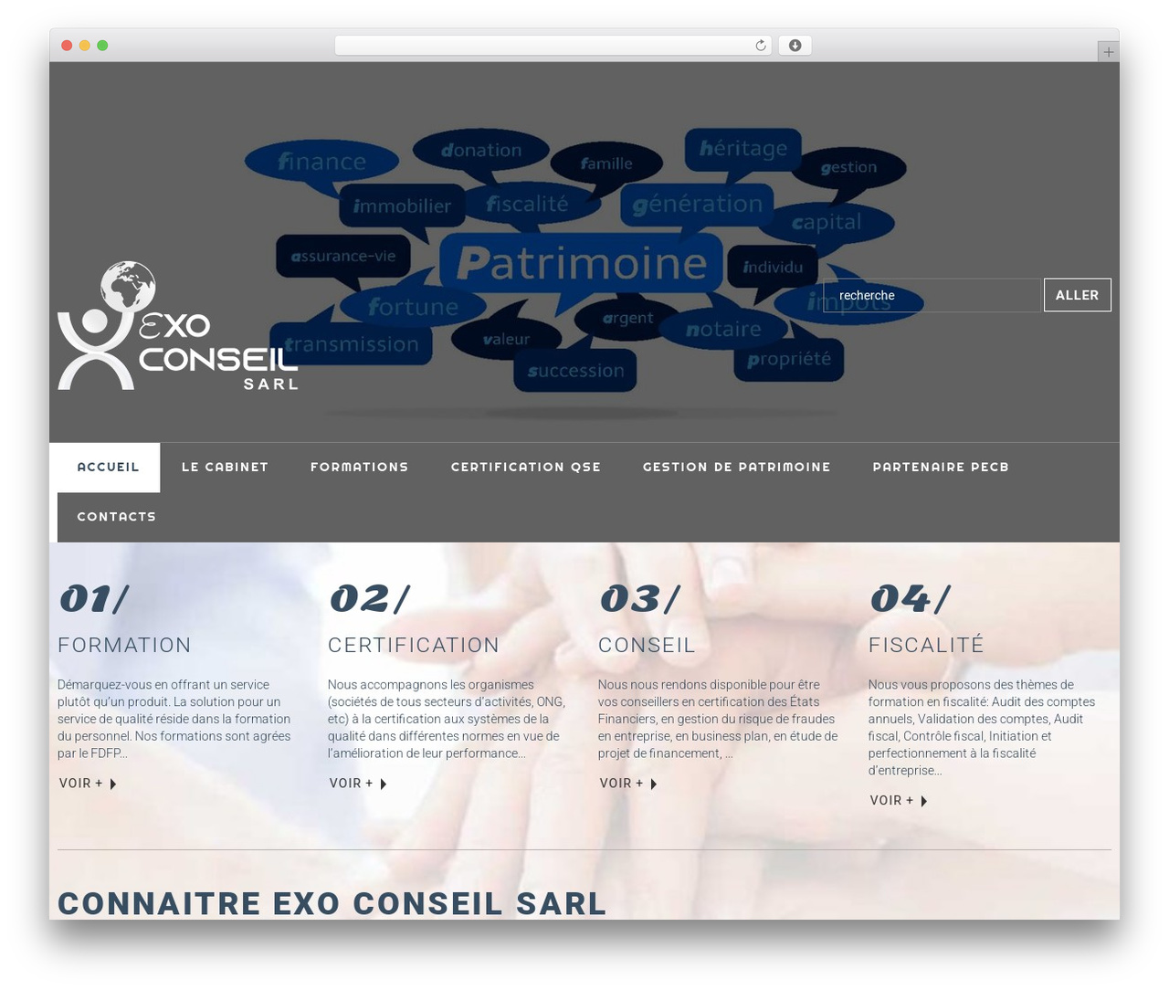 Theme WordPress cherry - exo-conseil.net