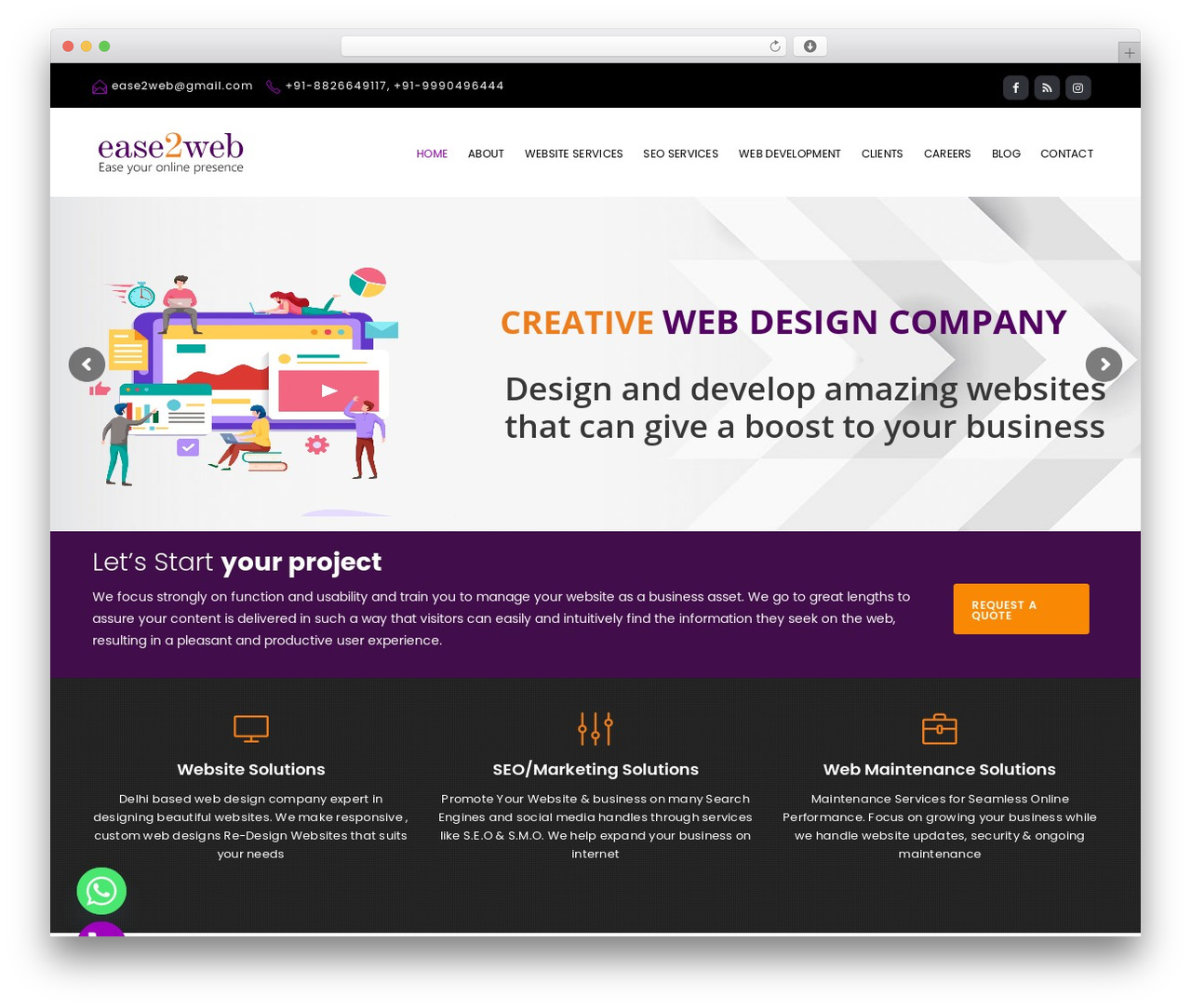 WordPress theme EasyWeb - ease2web.com WordPress theme EasyWeb - ease2web.com