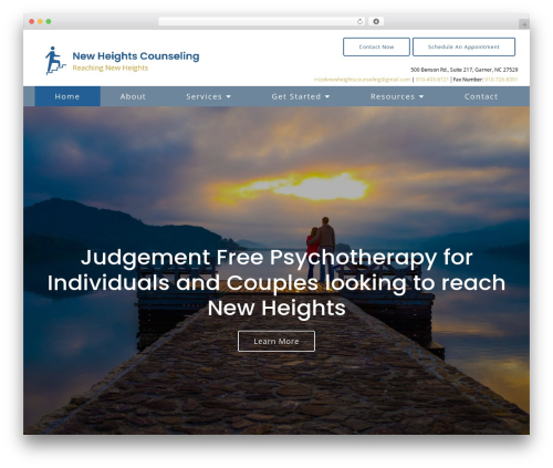 WordPress theme Megatheme - newheightscounselingnc.com