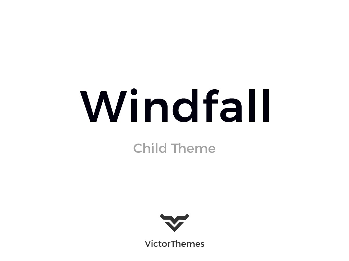 WordPress theme Windfall Child