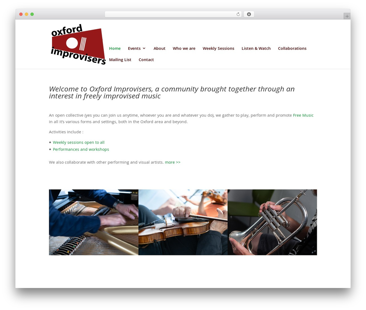 WordPress website theme Divi - oxfordimprovisers.com WordPress website theme Divi - oxfordimprovisers.com
