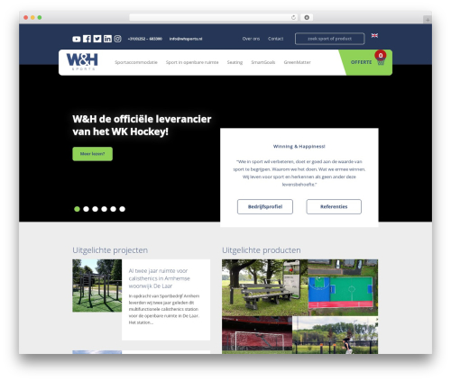 Clean WP theme theme WordPress - whsports.nl