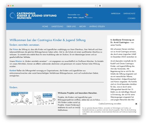 Hello Elementor WordPress theme - castringius-stiftung.de