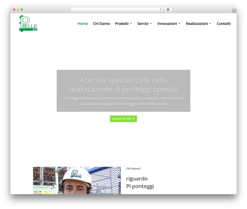 Theme WordPress Divi - plponteggi.com