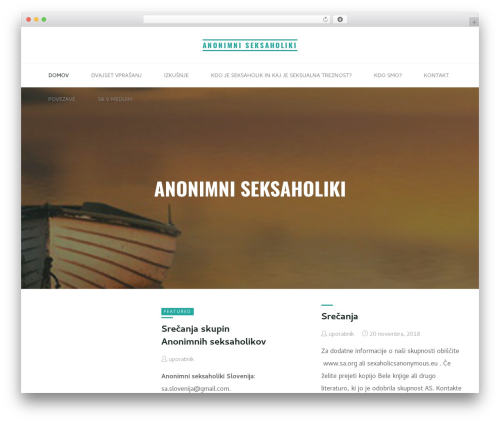 Theme WordPress Roseta - as-slovenija.com