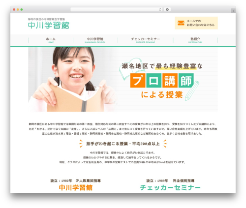 Themify Basic premium WordPress theme - nakagaku.com