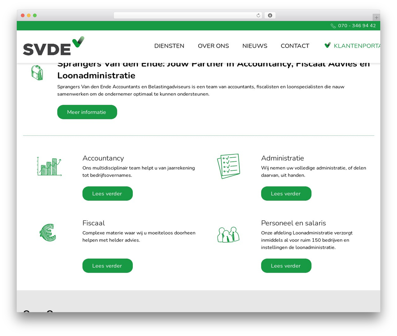 WordPress theme SVDE - svde.nl
