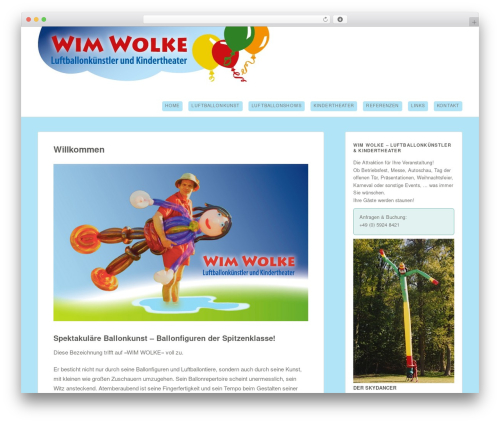 Bugis top WordPress theme - wimwolke.de