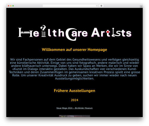 CPP WordPress theme - healthcare-artists.ch