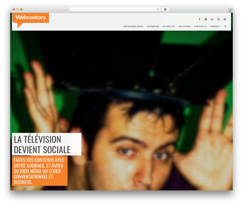 FullScene WordPress theme - webcastory.com