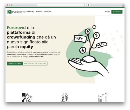 Theme WordPress forcrowd - www.forcrowd.com