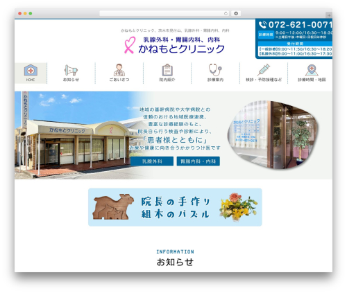 WordPress theme お医者さんテーマ（ポピュラー） - kanemoto-clinic.com