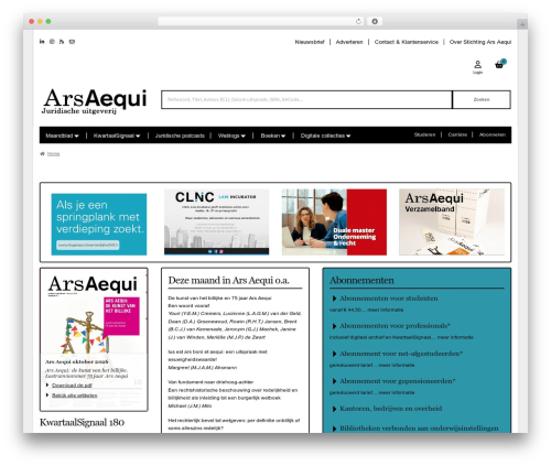WordPress theme aa_theme - arsaequi.nl