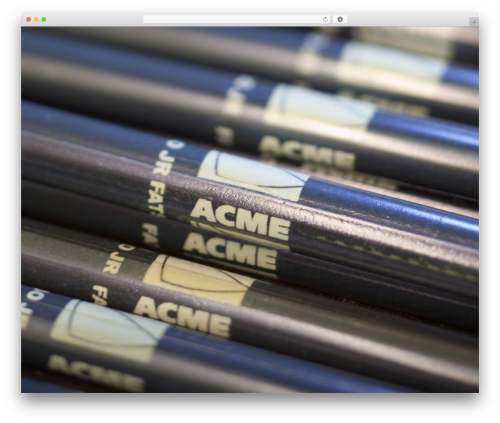 WordPress theme ACME - acmecarbonfiber.com