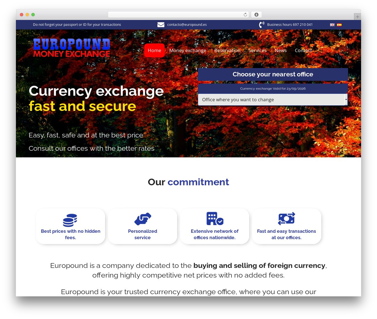 Basic WP theme - europound.es