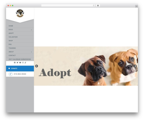 Best WordPress theme Buzz To The Rescues - boxer-rescue-la.com