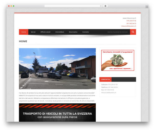 Biscaya theme WordPress - mbautosa.ch