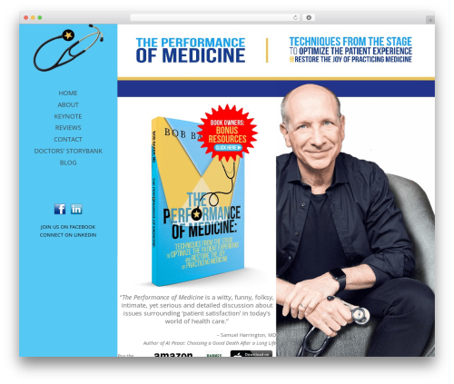 Divi theme WordPress - theperformanceofmedicine.com