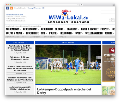 Divi WordPress theme - wiwa-lokal.de
