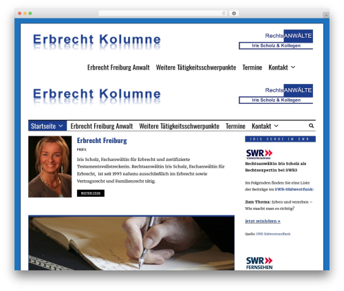 Fox framework WordPress plugin - erbrechtkolumne.de