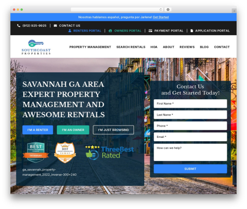 Hjs mobile menu WordPress plugin - callsouthcoast.com