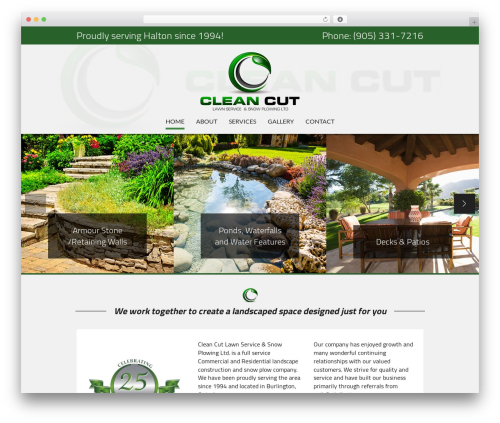 Laurel WP theme - cleancutlandscaping.ca