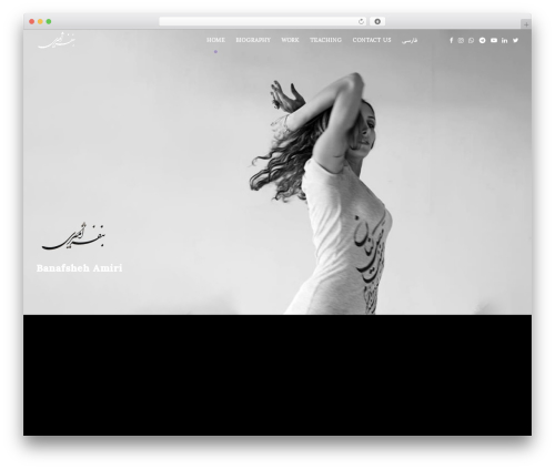 Tabula WordPress theme - banafshehamiri.com