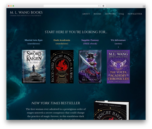 TheFour WordPress theme - mlwangbooks.com