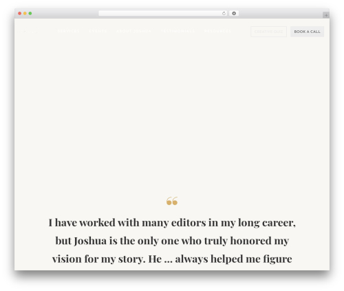 WordPress theme Formota - joshuatownshend.com