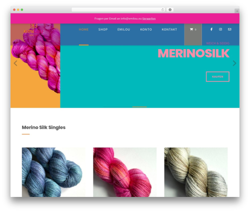 WordPress Theme Atomion theme WordPress - emilou.eu