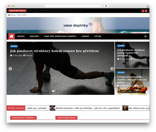 Ample Magazine WordPress theme - vasedoplnky.cz