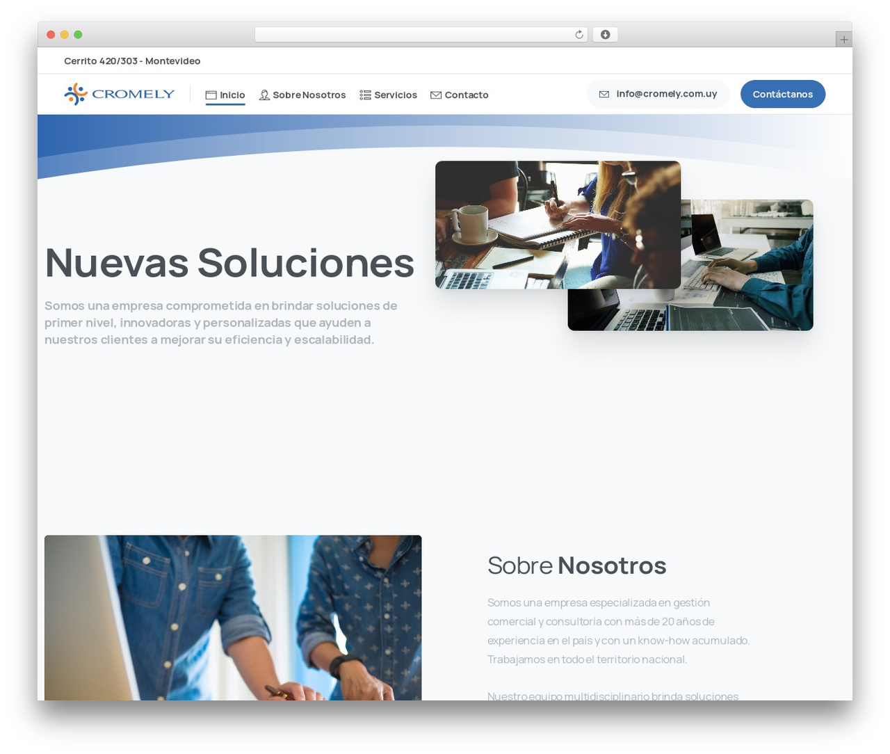Essentials theme WordPress - cromely.com.uy