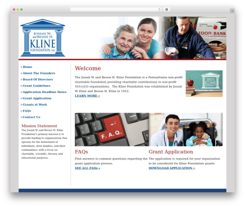 GeneratePress WordPress theme - kline-foundation.org