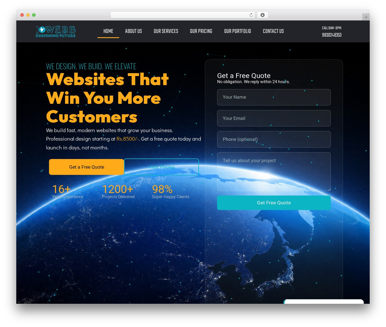 Hello Elementor WordPress theme - iwebb.one