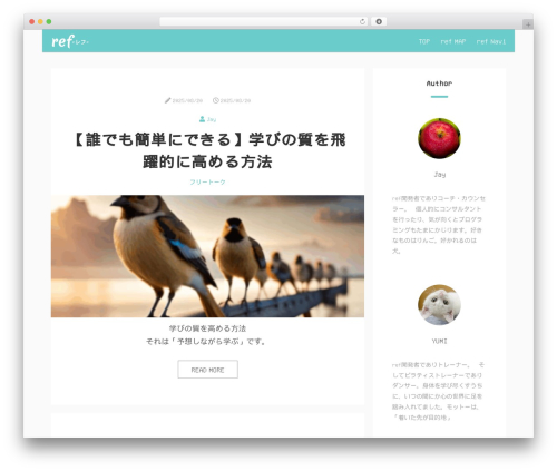 ref.style for WP WordPress theme - ref.style