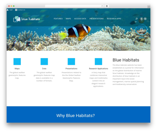 The7 Classic WordPress theme - bluehabitats.org
