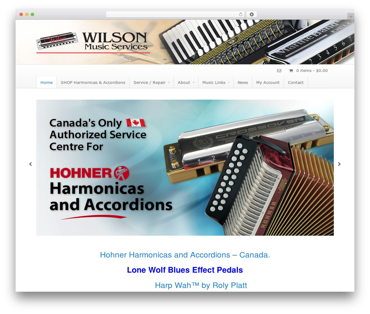 Theme WordPress Canvas - wilsonmusic.ca
