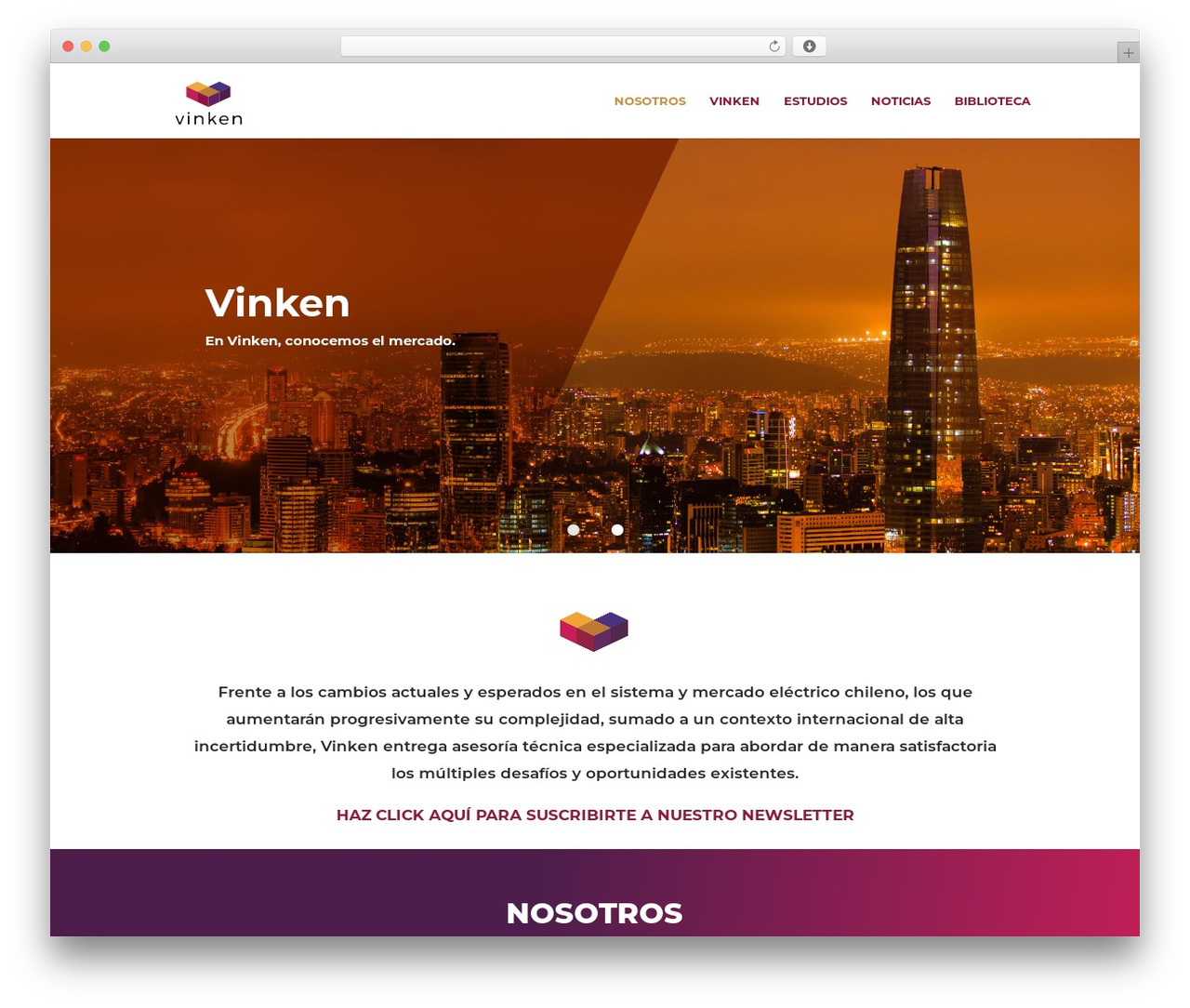 Theme WordPress Divi - vinken.cl