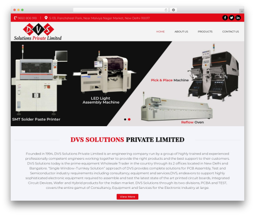 Theme WordPress Dvs Solutions - dvs-solutions.com