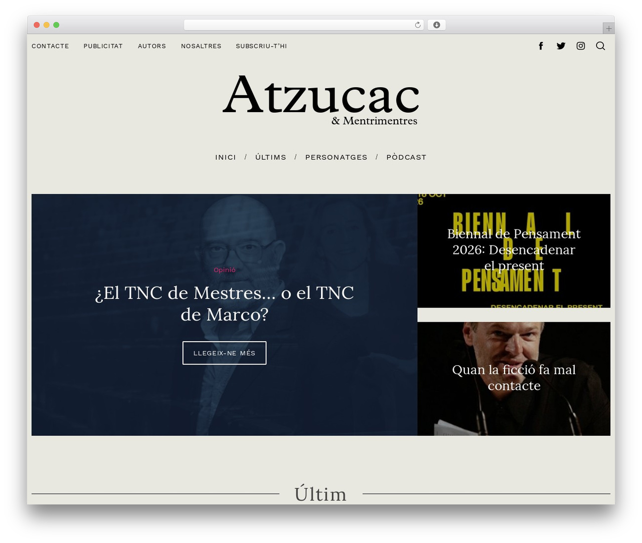 Theme WordPress SimpleMag - atzucac.cat