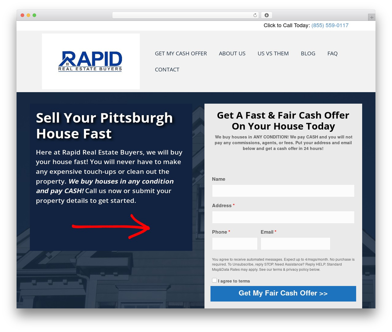 WordPress theme Beaver Builder Theme - rapidrealestatebuyers.com