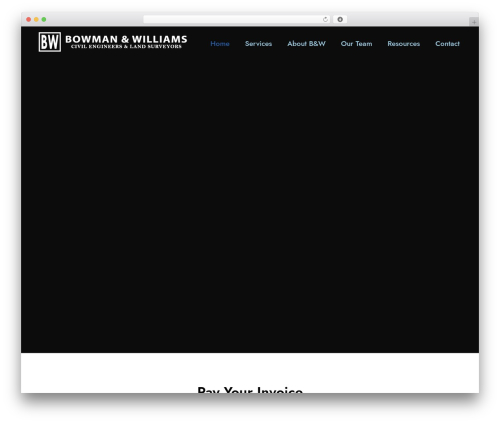 WordPress theme Corzo - bowmanandwilliams.com