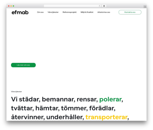 WordPress theme Efmab - efmab.se